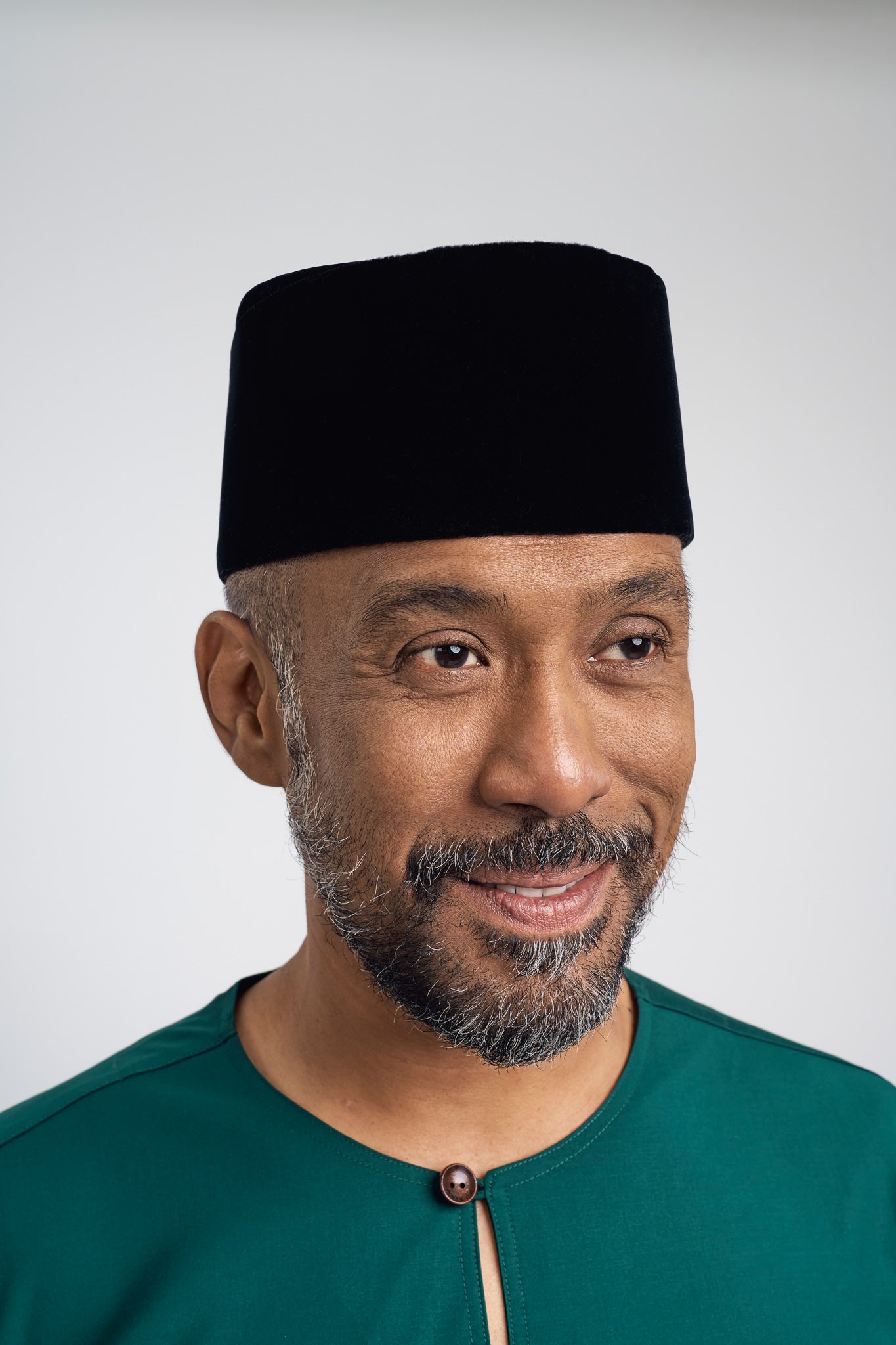 Patawali Modern Fit Baju Melayu Teluk Belanga - Emerald Green