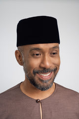 Patawali Modern Fit Baju Melayu Teluk Belanga - Espresso