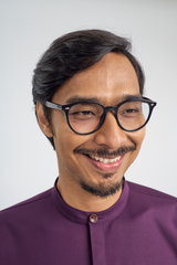 Patawali Collared Top  - Dark Purple