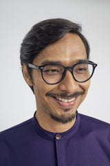 Patawali Collared Top  - Dark Indigo