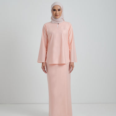 Patawali Baju Kurung - Peach