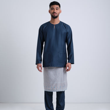 Patawali Modern Fit Baju Melayu Teluk Belanga - Peacock Green