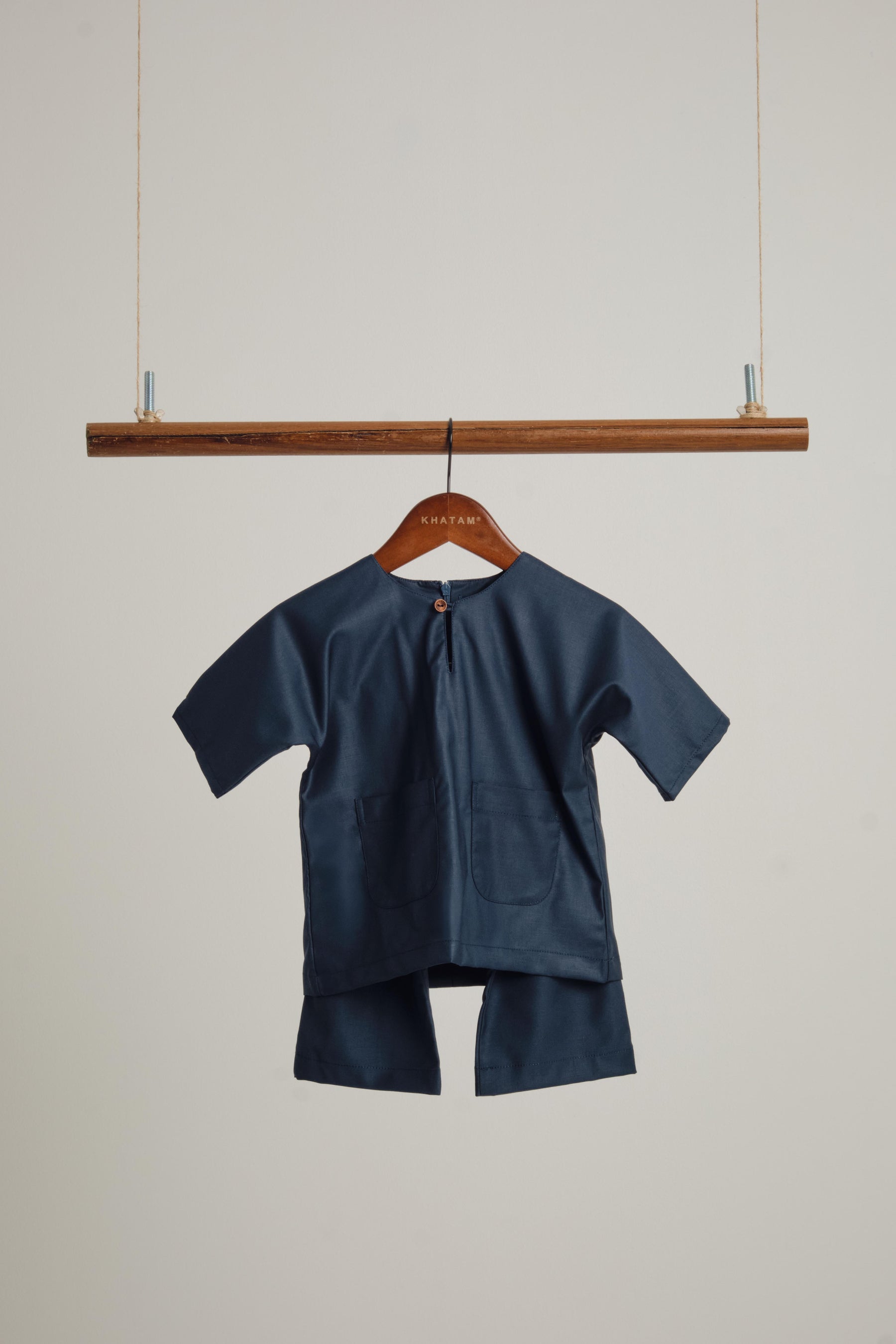 Patawali Baby Boys Baju Melayu Teluk Belanga - Peacock Green