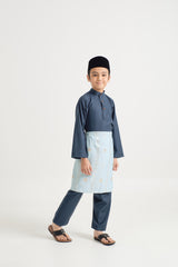 Patawali Boys Baju Melayu Cekak Musang - Peacock Green