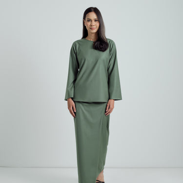 Patawali Baju Kurung - Pickle Green