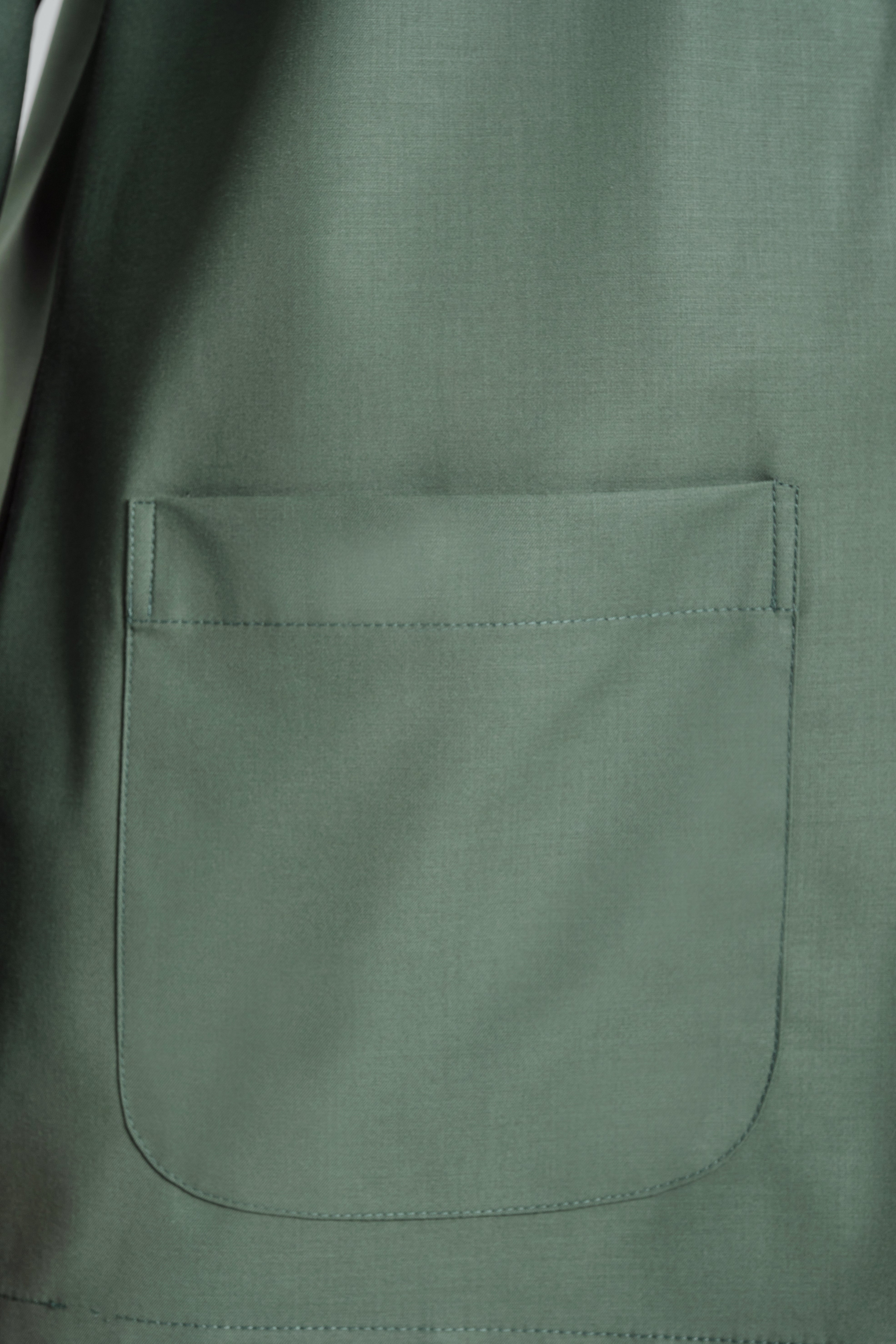 Patawali Modern Fit Baju Melayu Teluk Belanga - Pickle Green