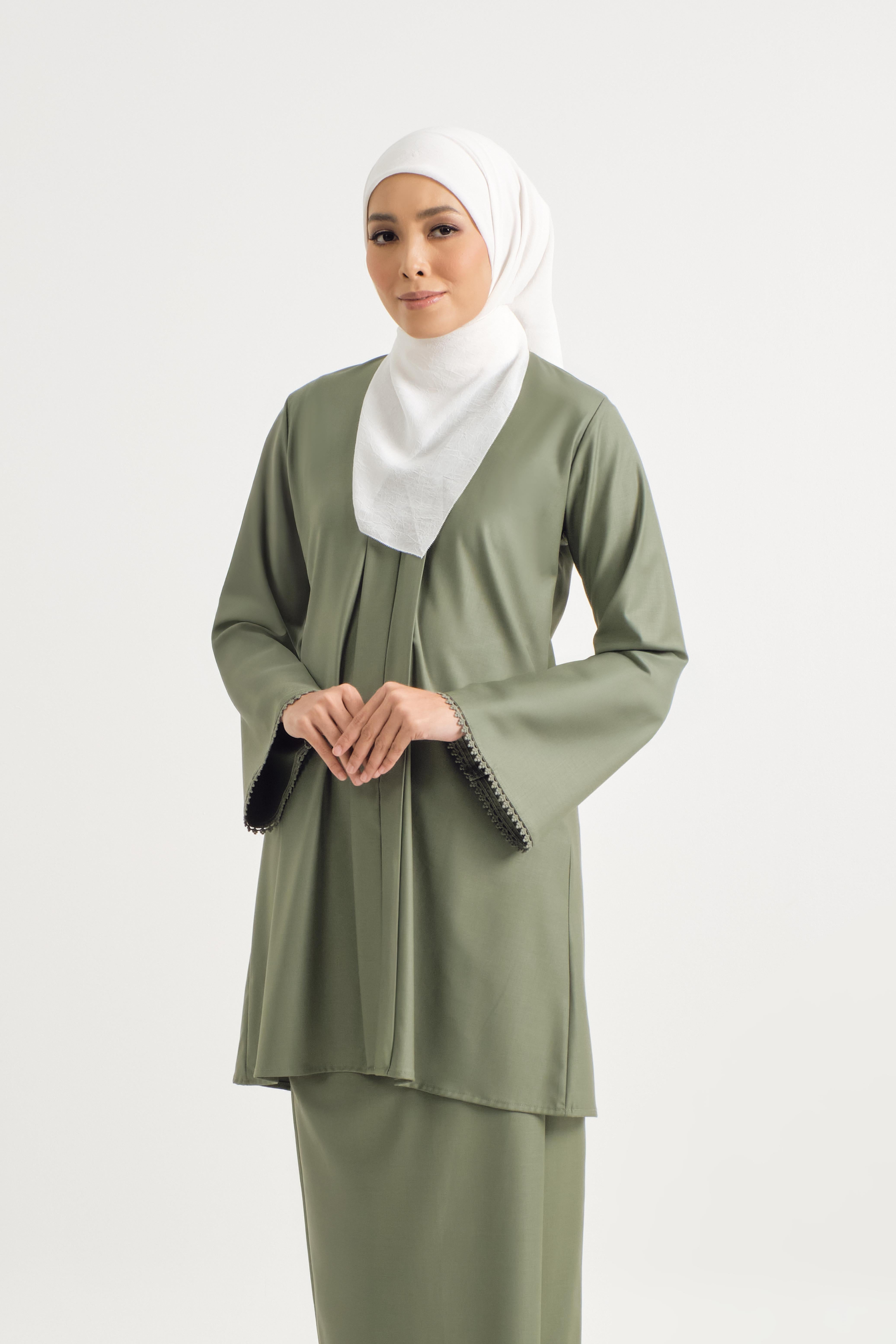 Patawali Baju Kebaya - Pickle Green