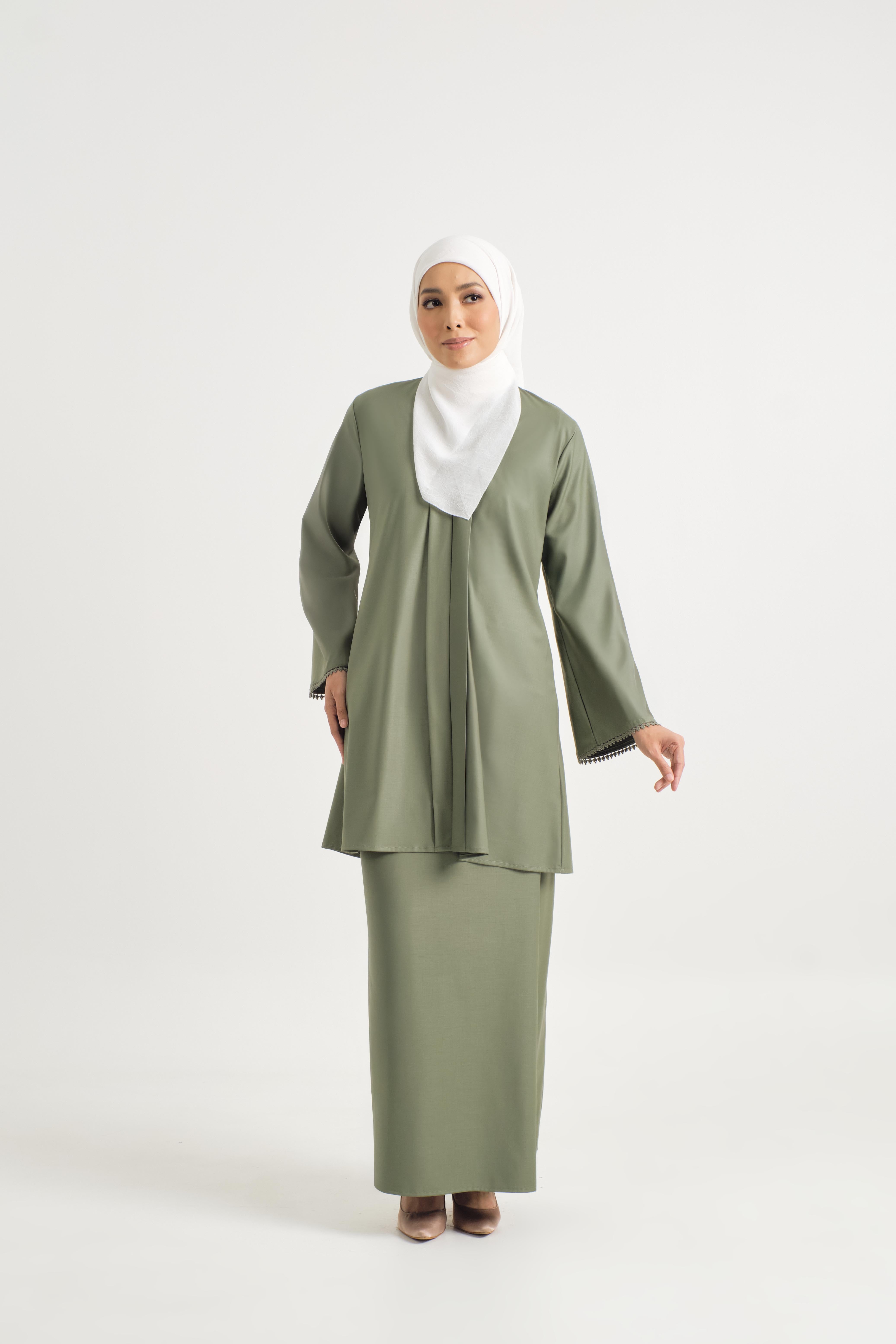 Patawali Baju Kebaya - Pickle Green