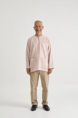 Pangku Men Top Classic Fit - Stripe Pink