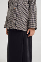 Jalenan Girls Kebaya - Plaid Black