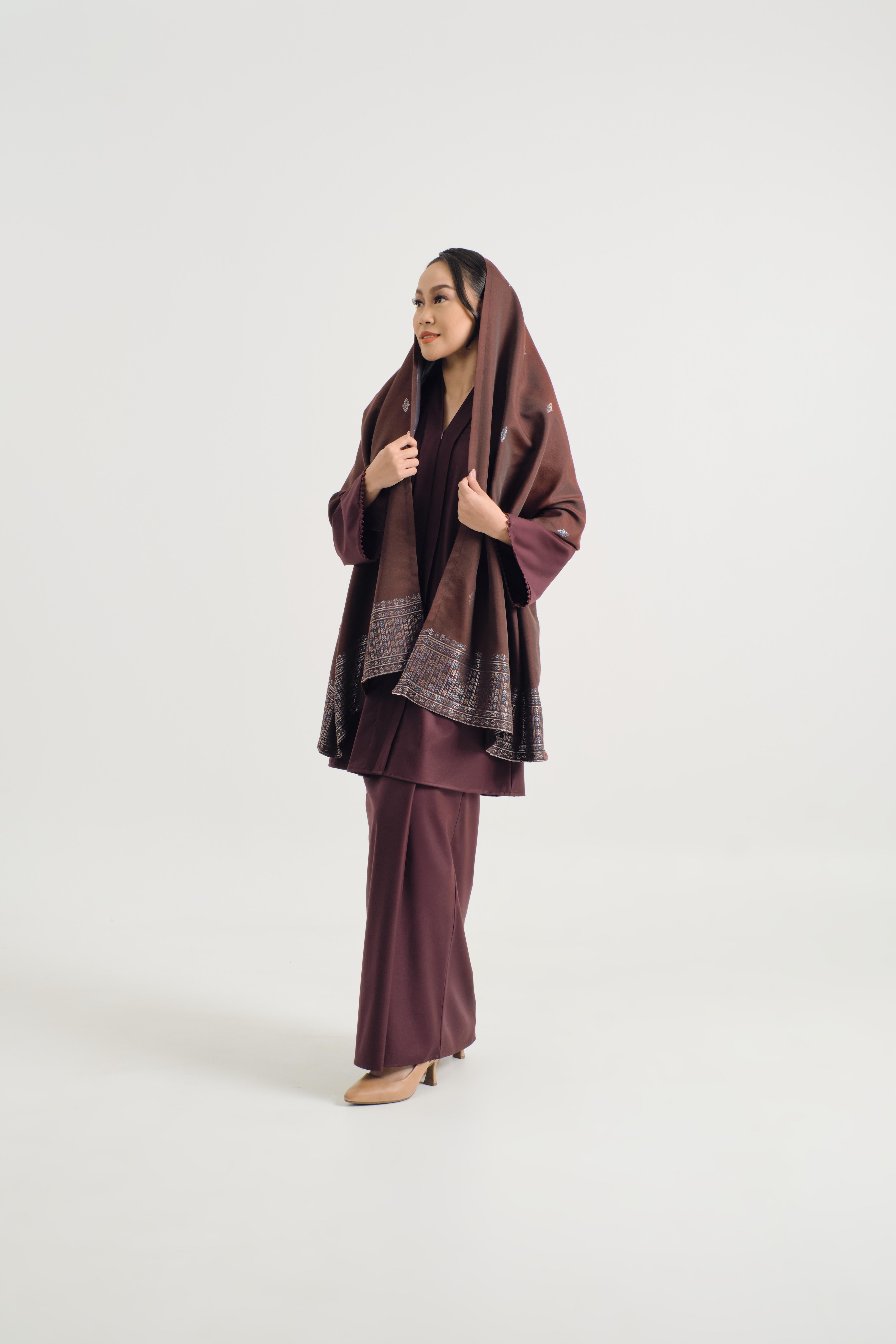 Patawali Baju Kebaya - Plum