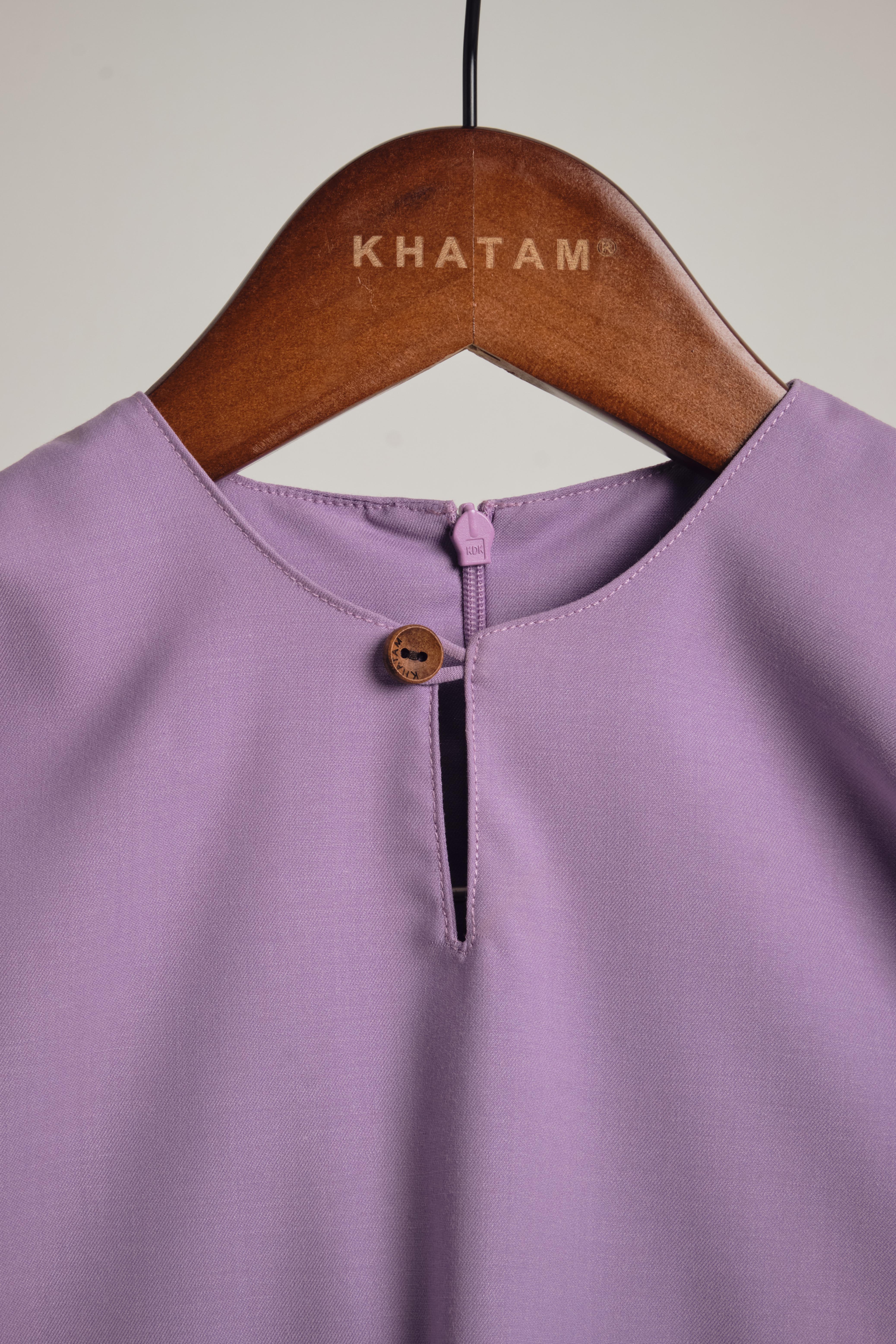 Patawali Baby Boys Baju Melayu Teluk Belanga - Purple