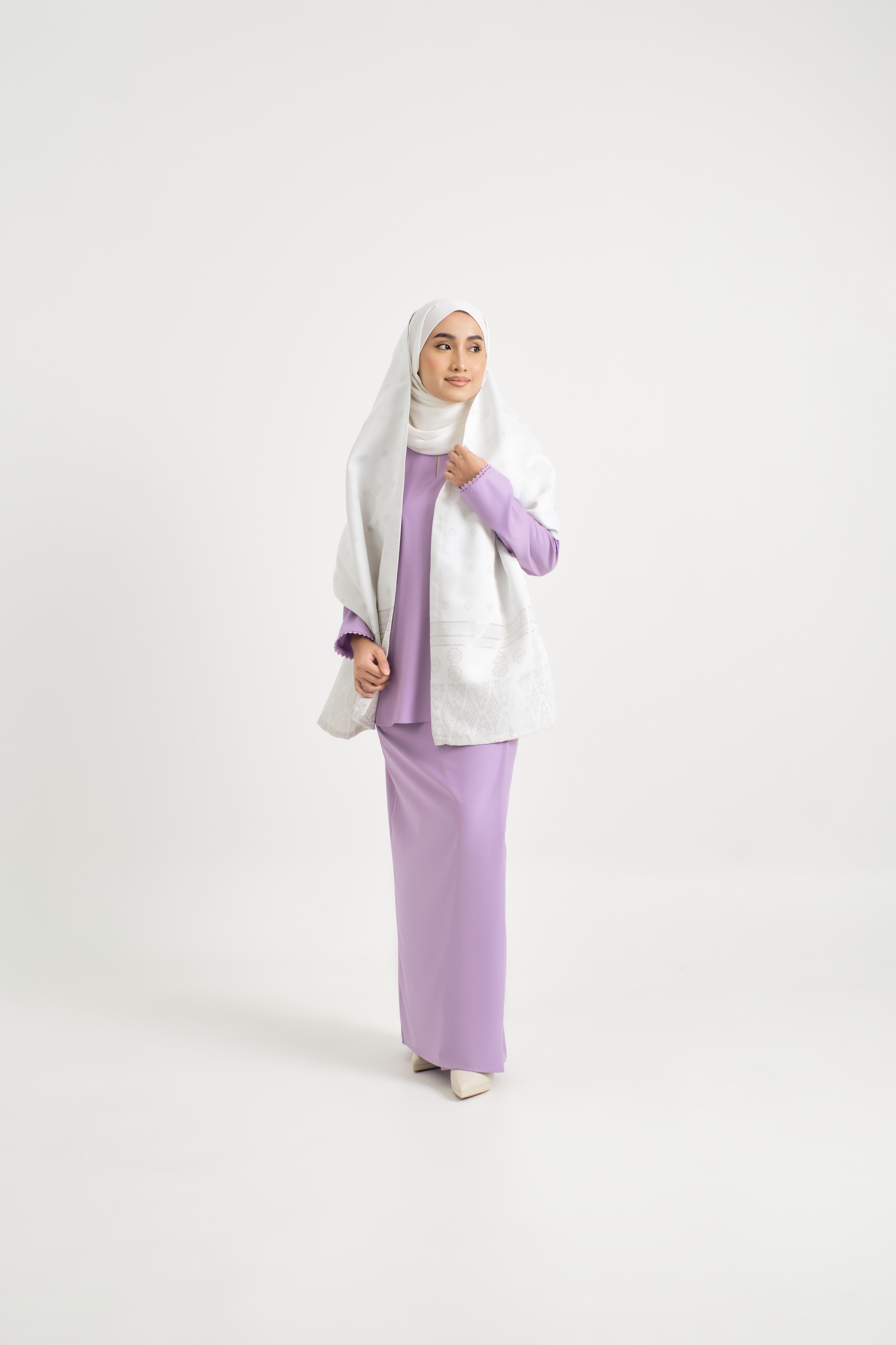 Patawali Baju Kurung - Purple