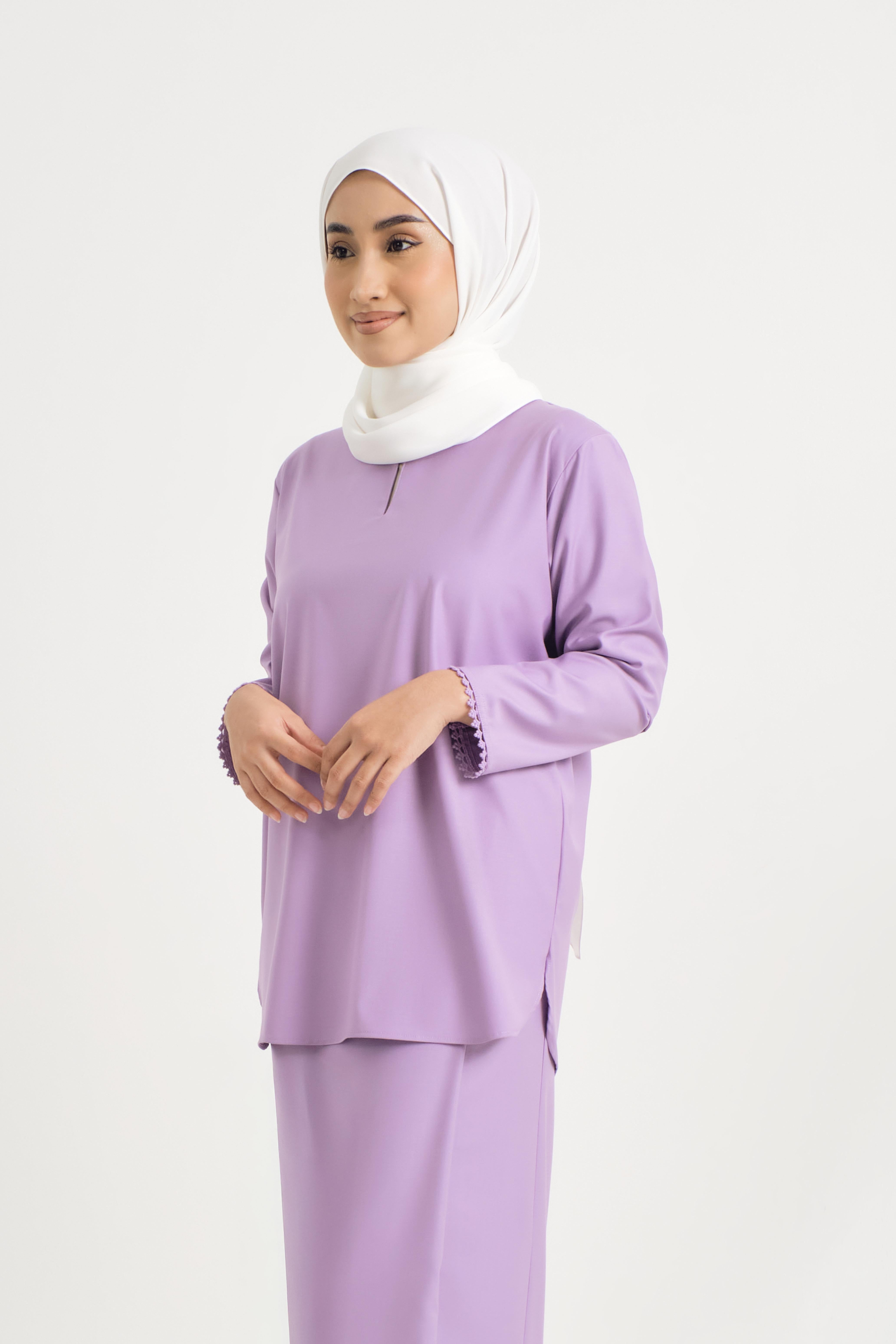 Patawali Baju Kurung - Purple