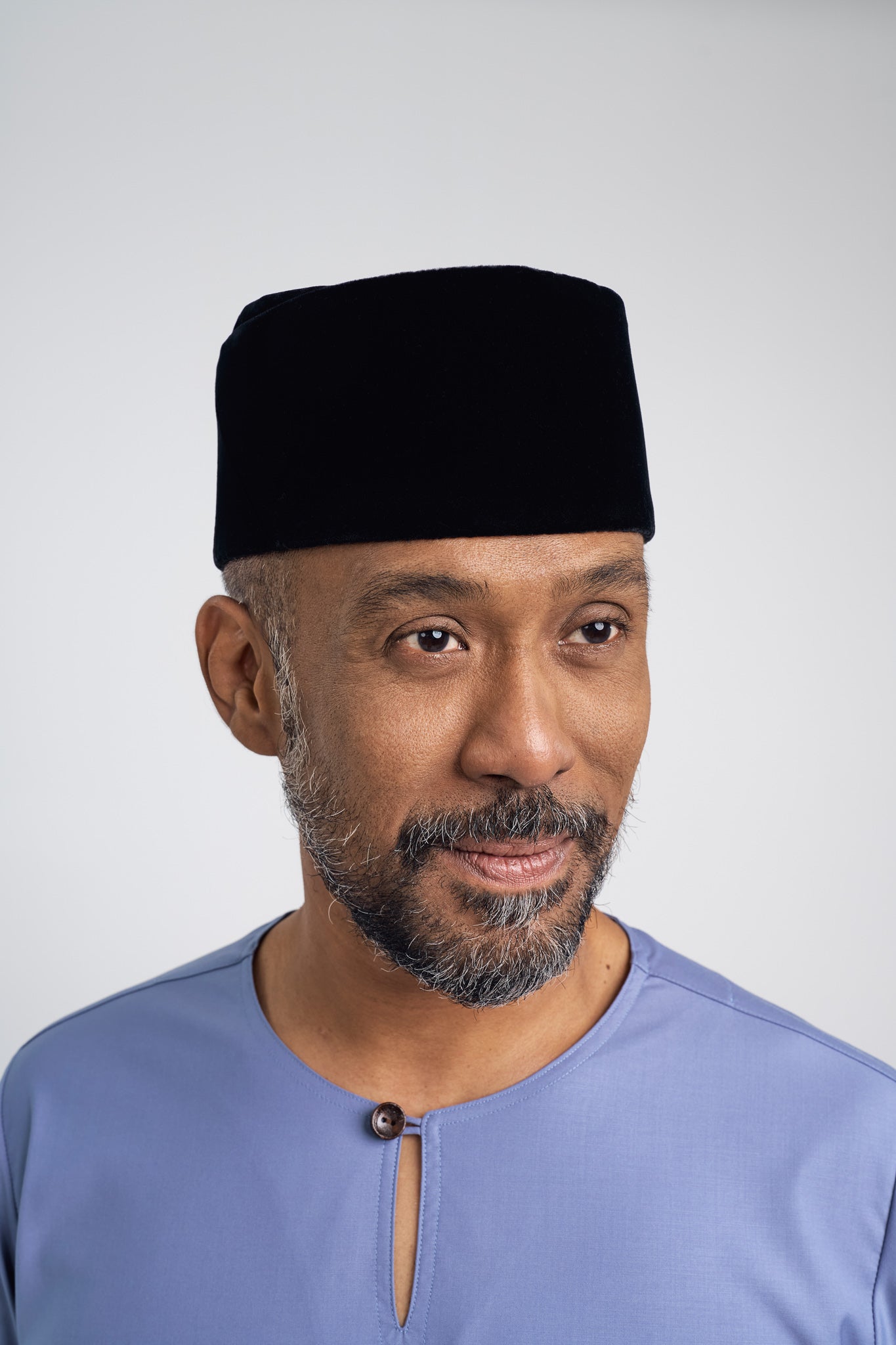 Patawali Modern Fit Baju Melayu Teluk Belanga - Purple Yam