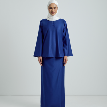 Patawali Baju Kurung - Royal Blue