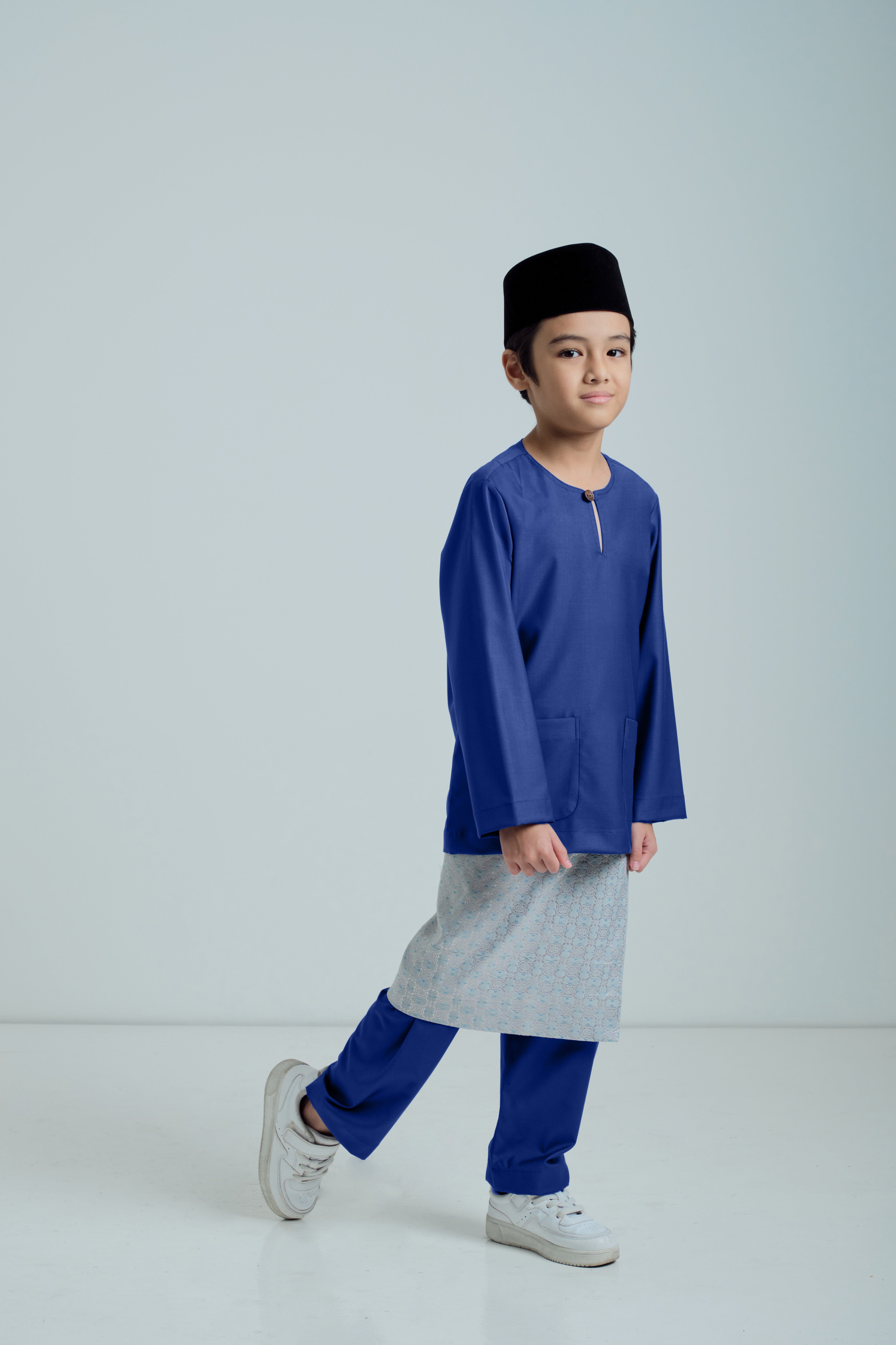 Patawali Boys Baju Melayu Teluk Belanga - Royal Blue