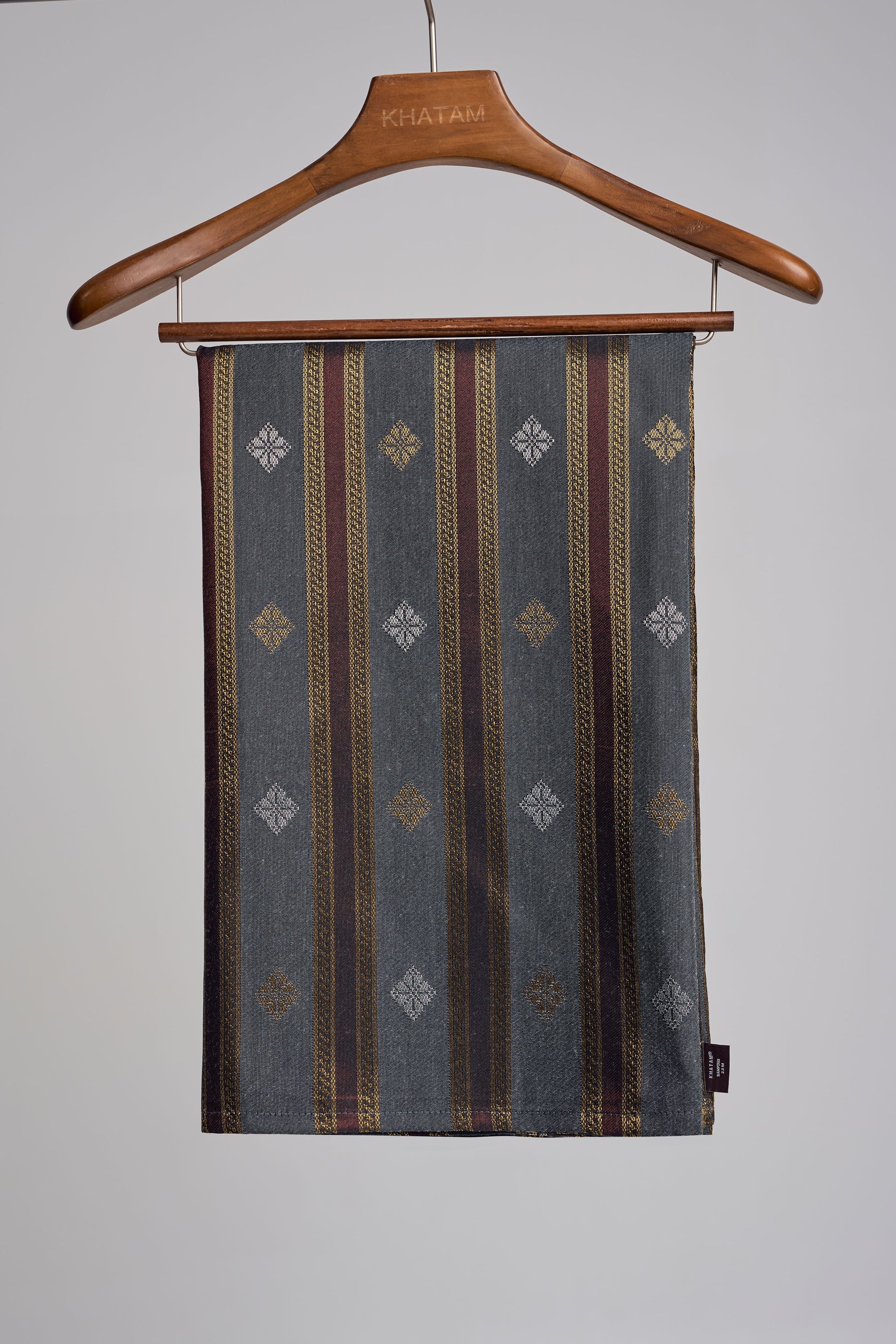 Boys Samping Galur Kelopak - Kelabu Merah