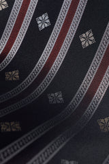 Samping Galur Kelopak - Hitam Merah