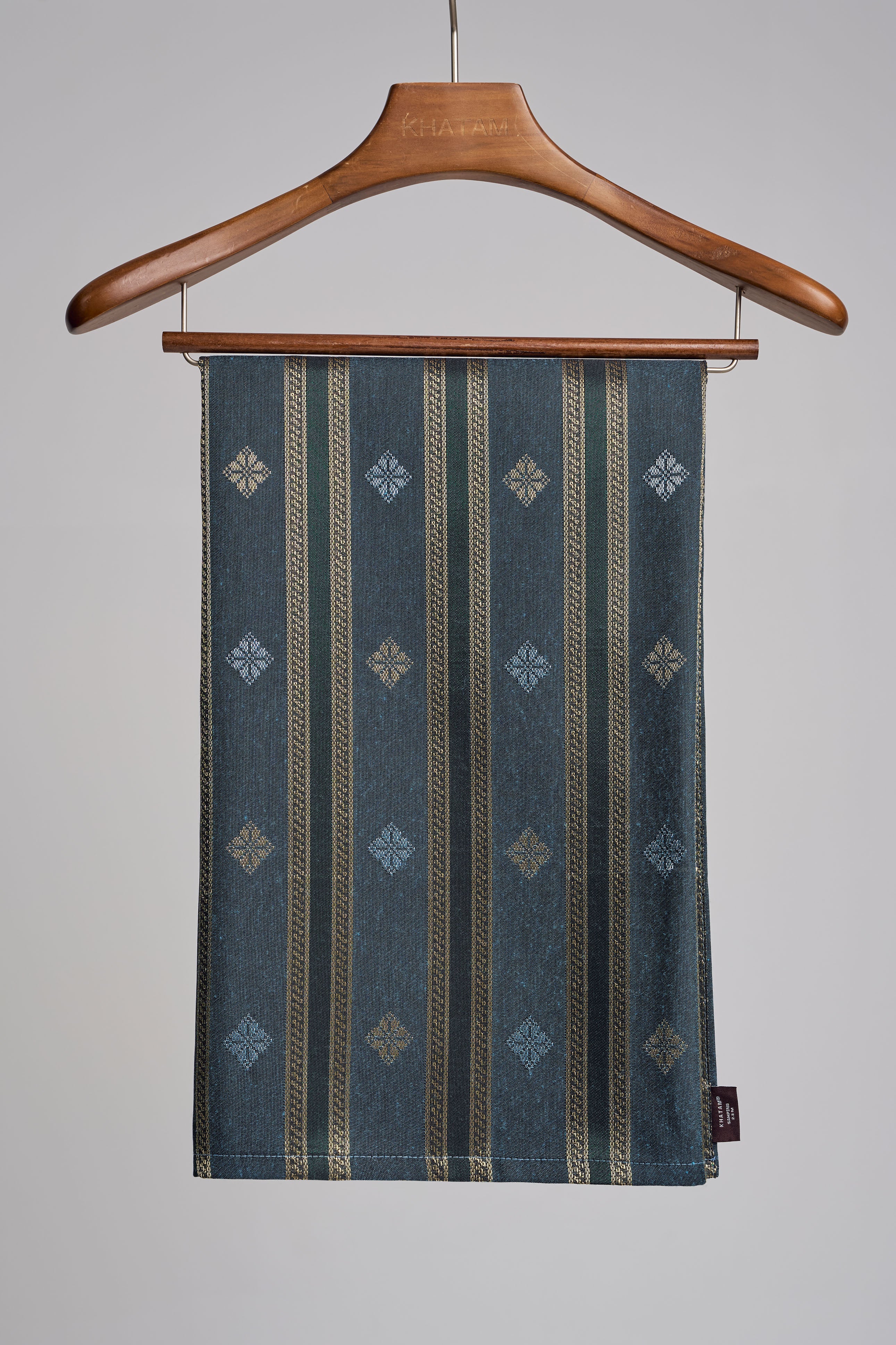 Samping Galur Kelopak - Biru Hijau