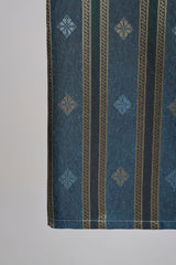 Samping Galur Kelopak - Biru Hijau