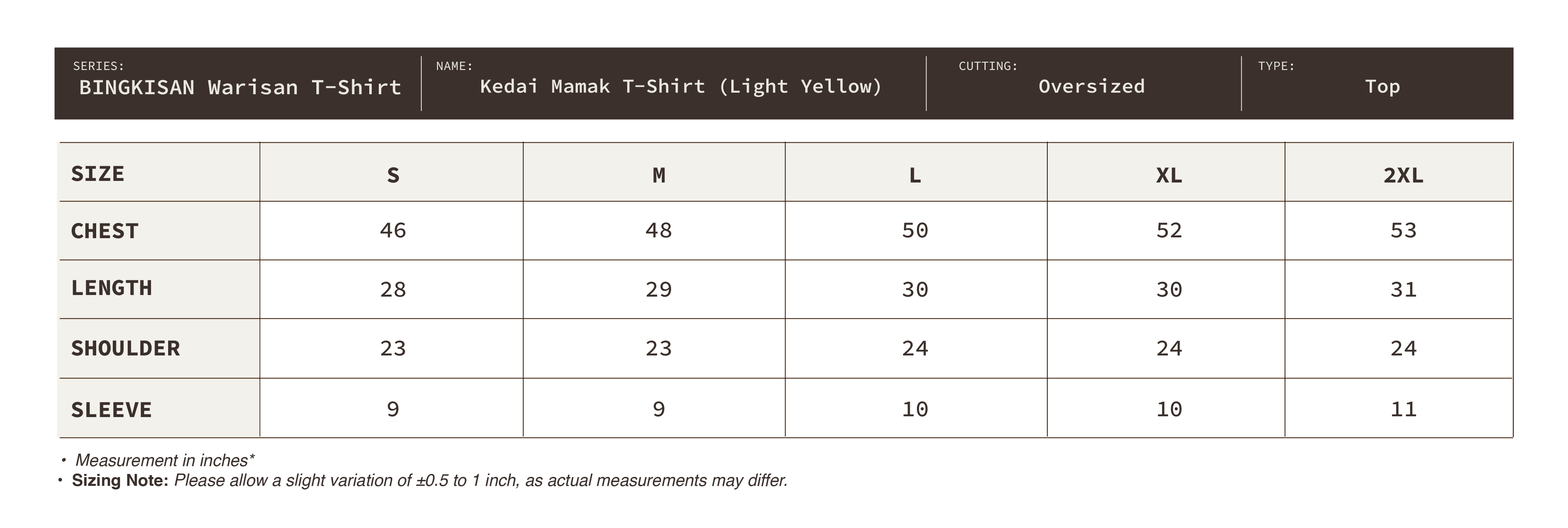 Bingkisan T-Shirt - Kedai Mamak