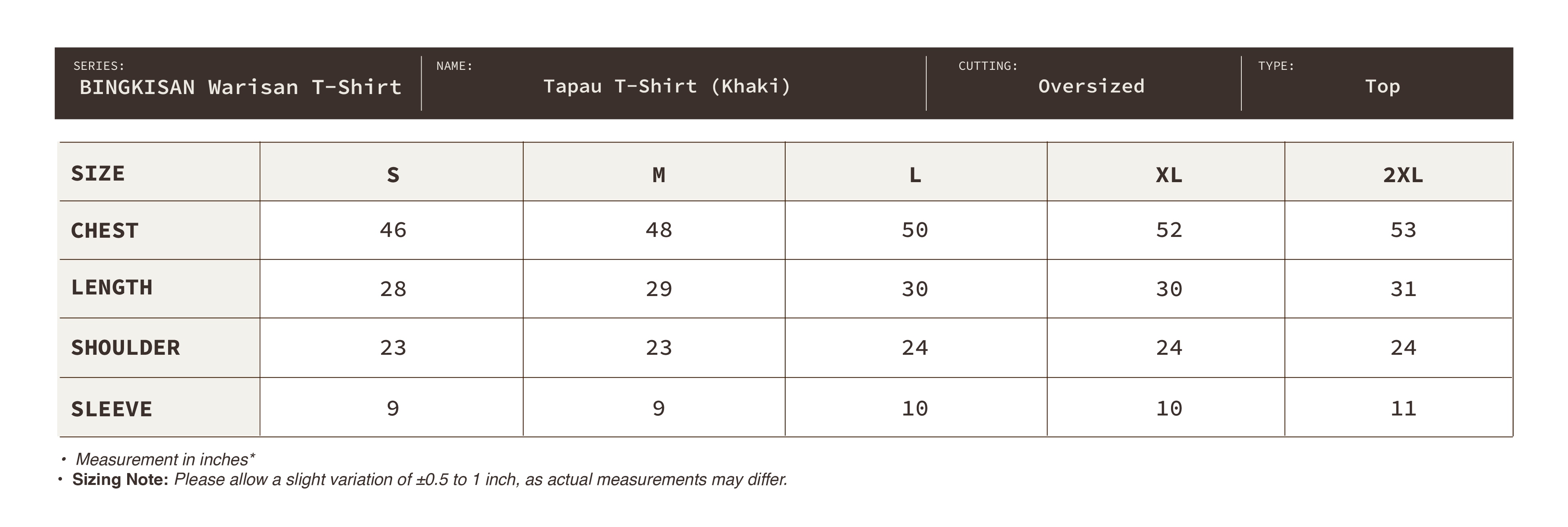 Bingkisan T-Shirt - Tapau