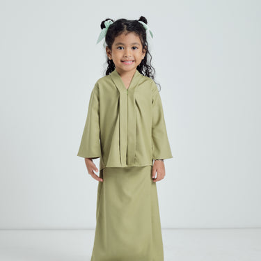 Patawali Girl Kebaya - Sage Green