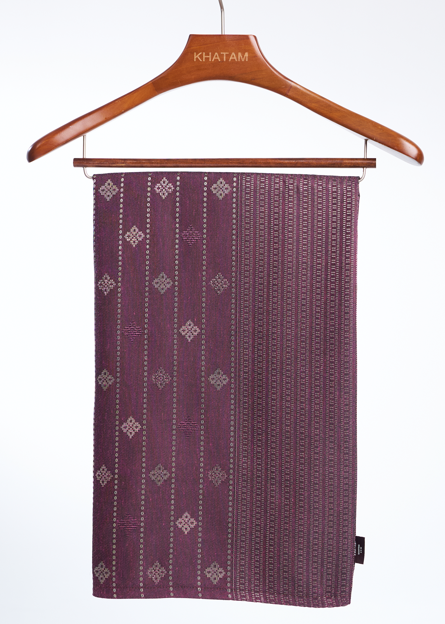 Samping Galur Melur - Ungu Pekat