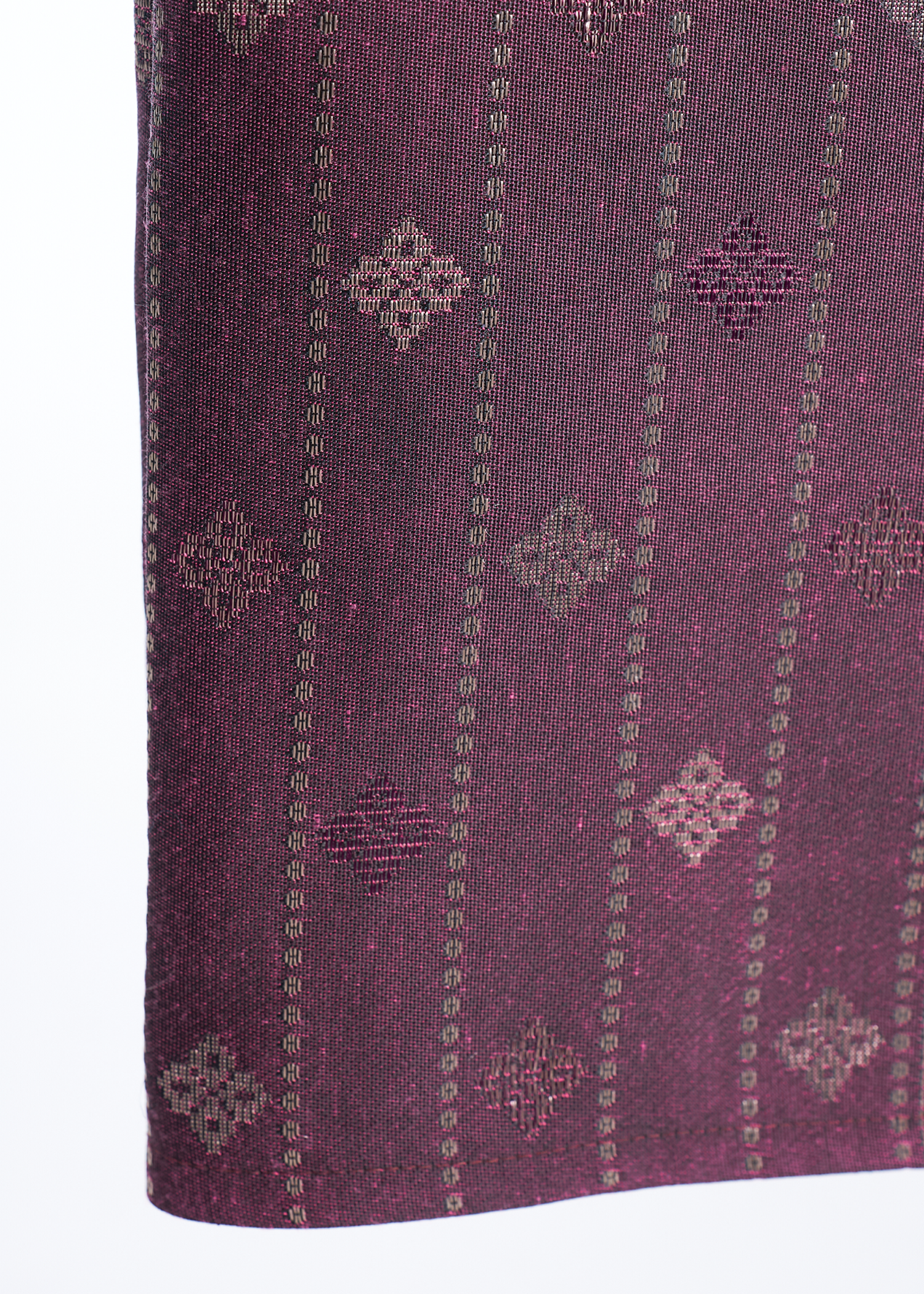 Samping Galur Melur - Ungu Pekat