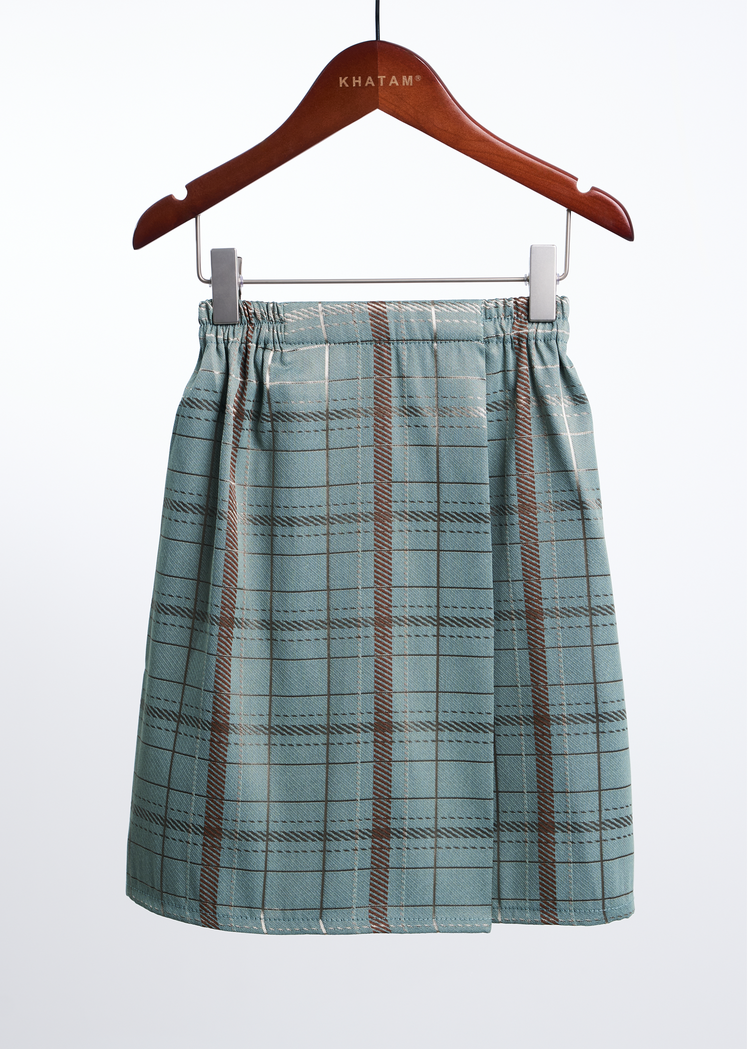 Boys Samping Larik Kekisi - Hijau