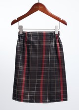 Boys Samping Larik Kekisi - Hitam