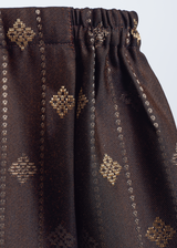 Boys Samping Galur Melur - Coklat