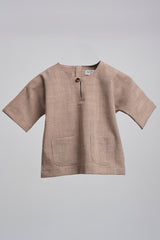 Setanjong Baby Boy Top - Brown