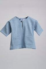 Setanjong Baby Boy Top - Blue