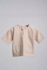 Setanjong Baby Boy Top - Beige