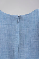 Setanjong Baby Girl Baju Kurung - Blue