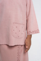 Setanjong Girls Baju Kurung - Pink