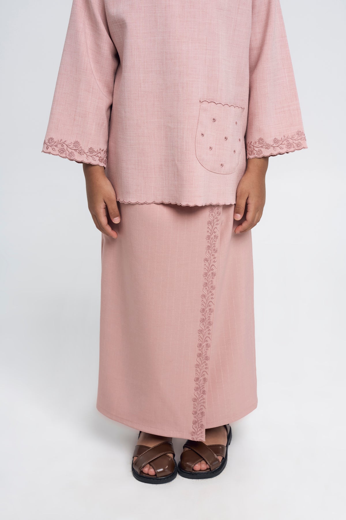 Setanjong Girls Baju Kurung - Pink