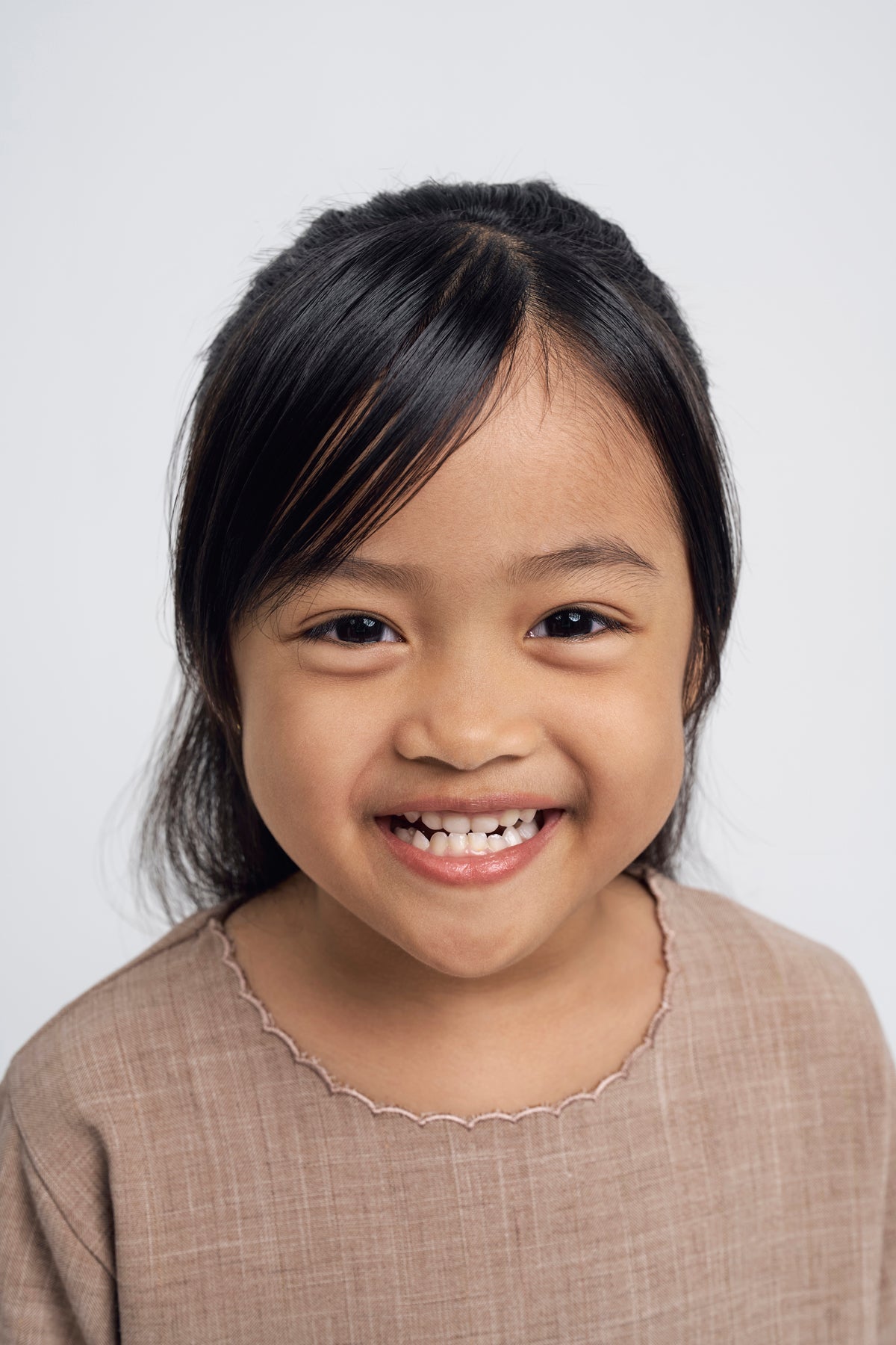 Setanjong Girls Baju Kurung - Brown