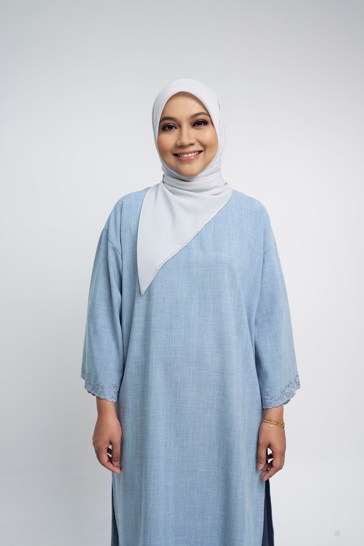 Setanjong Kurung Labuh  -  Blue