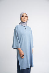 Setanjong Kurung Labuh  -  Blue