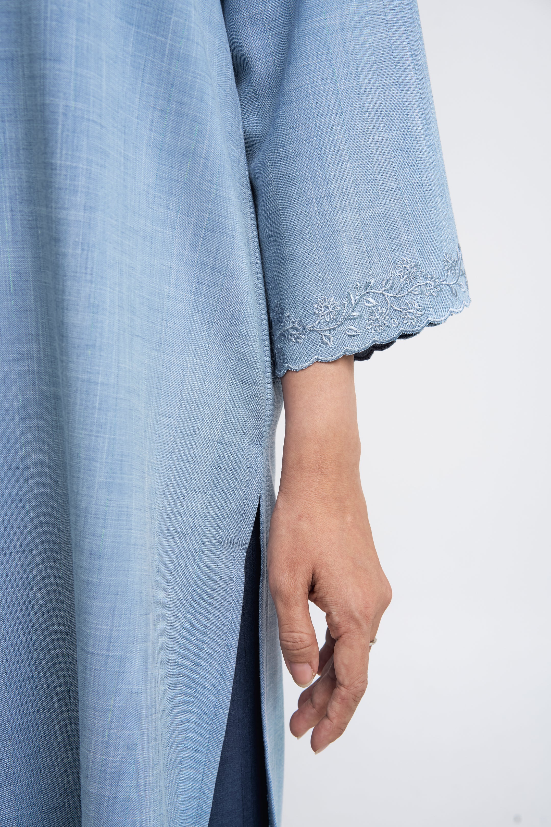 Setanjong Kurung Labuh  -  Blue