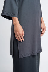 Setanjong Kurung Labuh  -  Black