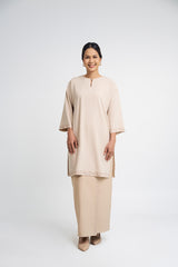 Setanjong Kurung Labuh  -  Beige