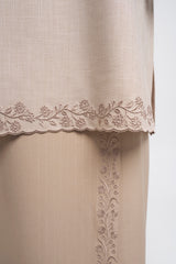 Setanjong Kurung Labuh  -  Beige