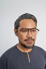 Setanjong Loose Fit Men Top -  Black