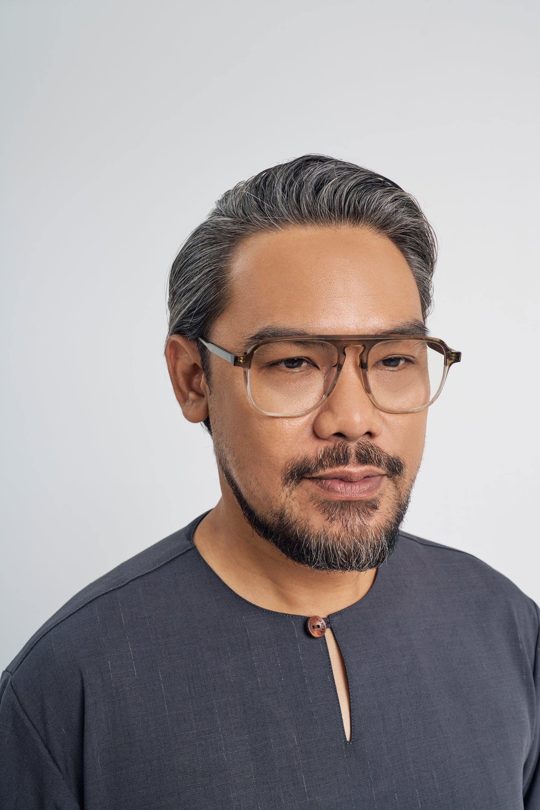 Setanjong Loose Fit Men Top -  Black