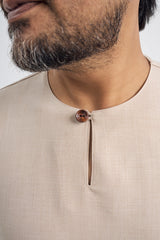 Setanjong Loose Fit Men Top -  Beige