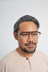 Setanjong Loose Fit Men Top -  Beige